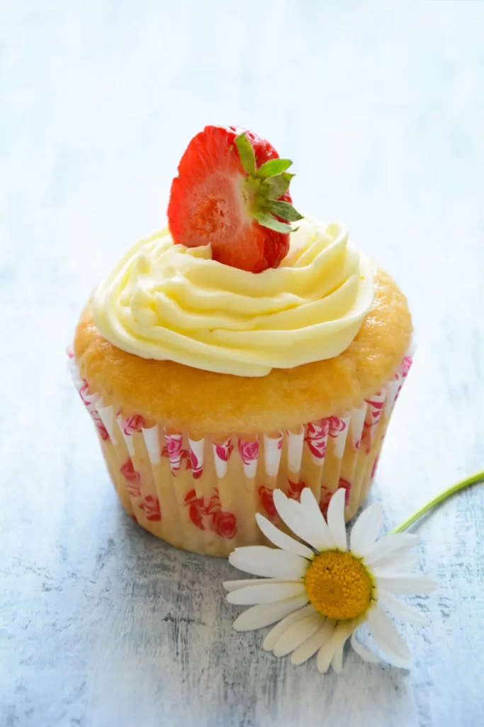 cupcake aux fraises