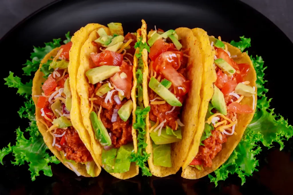 tacos vegetariens
